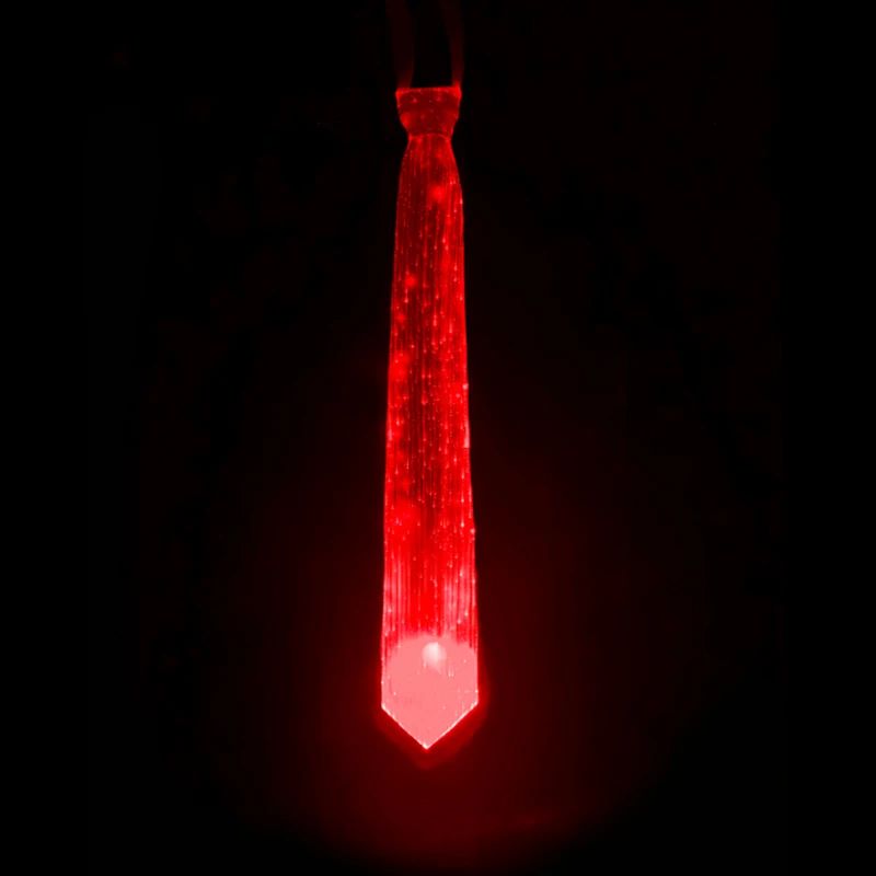 Fiber Optic Tie Nightclub Dancing LED Luminous Bow Tie Bar Party Flashing Tie Creative Colorful Glowing Suit Tie