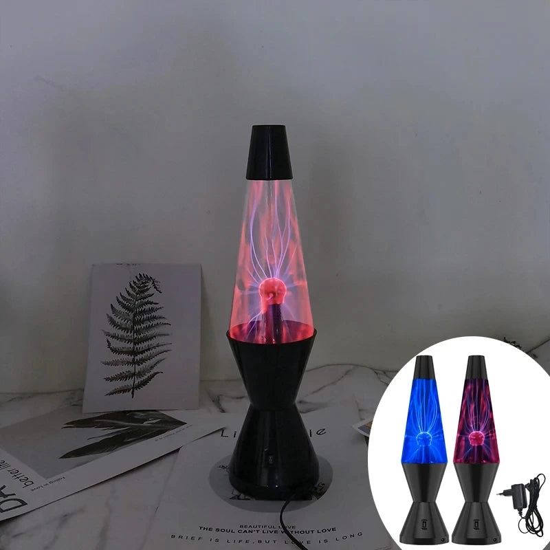 14 inch Sound Touch Plasma Light Sensitive Smart Home Decor Christmas Lava Night Lamp