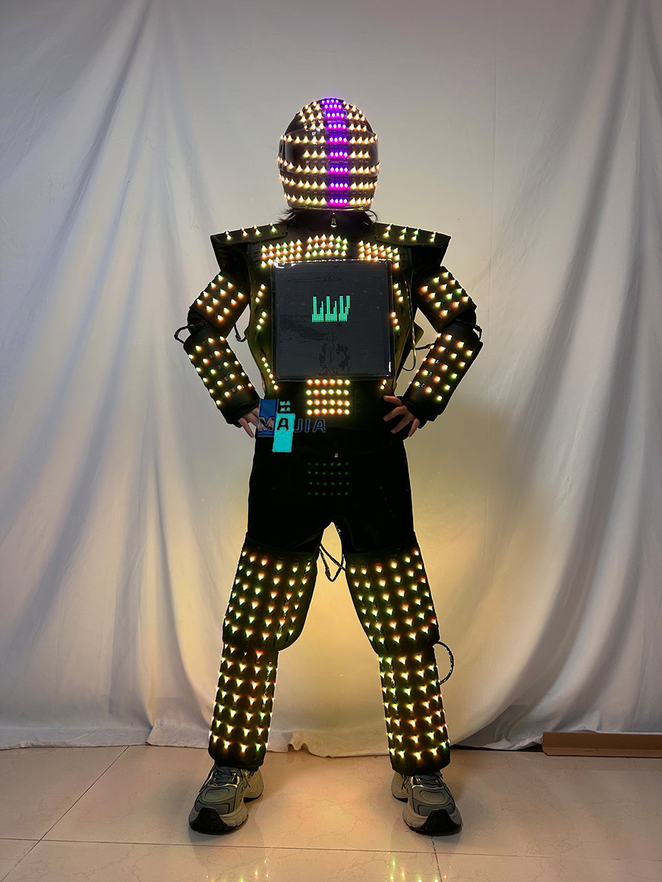LED Light-Up Armor Costume - Stage Performance Nightclub Atmosphere Pr