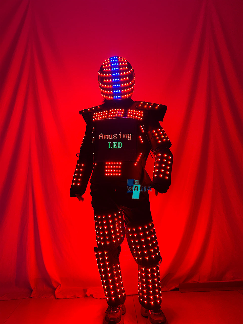 LED Light-Up Armor Costume - Stage Performance Nightclub Atmosphere Pr