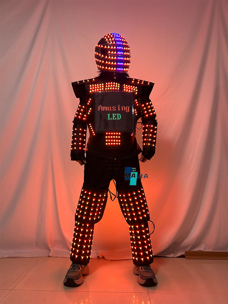 LED Light-Up Armor Costume - Stage Performance Nightclub Atmosphere Pr
