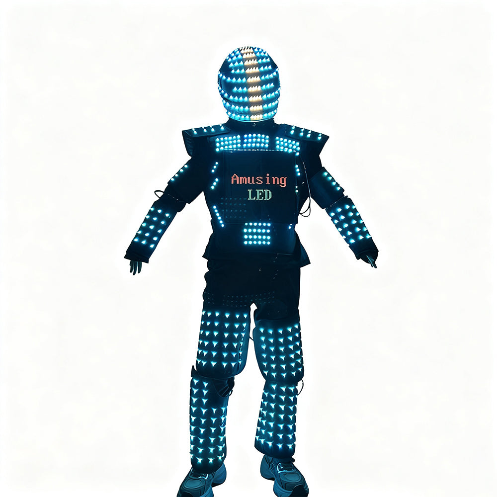 LED Light-Up Armor Costume - Stage Performance Nightclub Atmosphere Pr