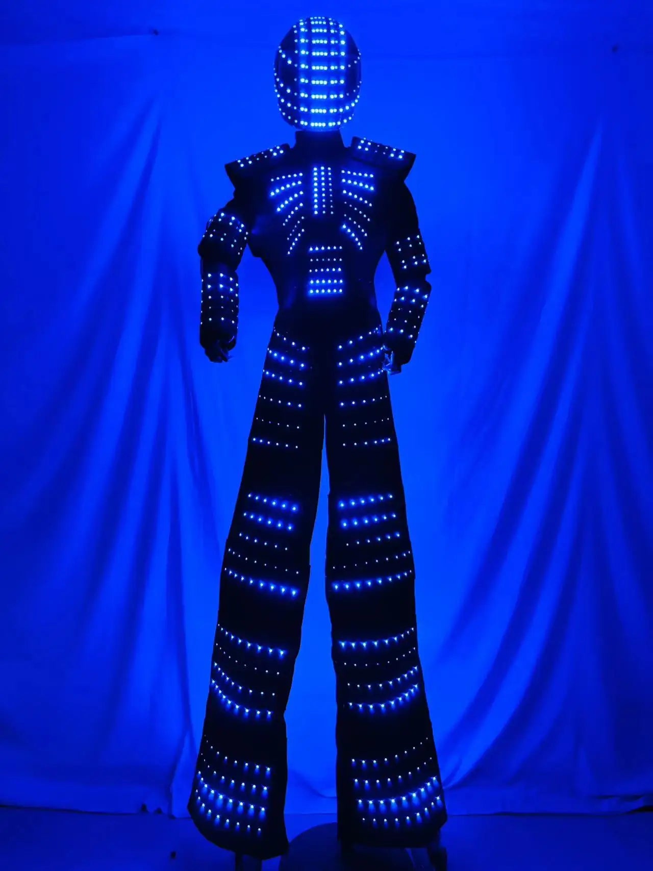 LED Stilts Walker Robot Costume High Quality Luminous Suit