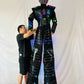 LED Stilts Walker Robot Costume High Quality Luminous Suit