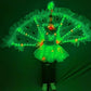 Women's Full-Color LED Peacock Wings LED Dance Party Stage Performance Wear Adult Ballet Skirt for Nightclub Catwalk Model Shows