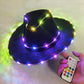 Party Luminous Cap Full color Cool LED Hat Neon LED Light Costume Party Fluorescent DJ BAR Dance Performances Carnival Party