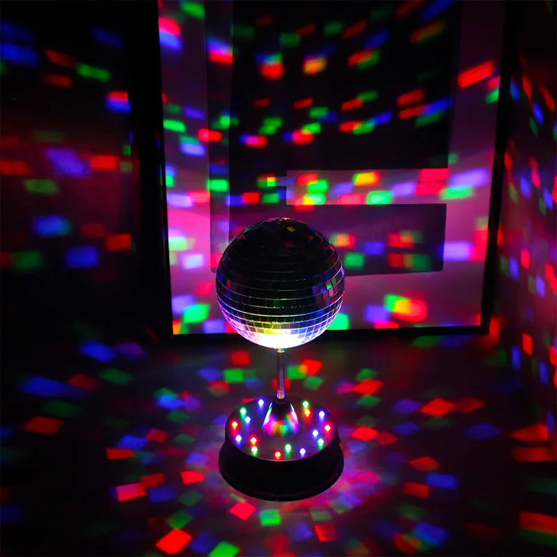 Silver Disco Mirror Ball Stage Lights Cosplay Props For Nightclub Party Celebratration Stage Prop Performance Show