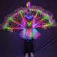 Women's Full-Color LED Peacock Wings LED Dance Party Stage Performance Wear Adult Ballet Skirt for Nightclub Catwalk Model Shows