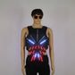 Luminous Men's Costumes Personality LED Lit Vest Halloween Gifts Bar Nightclub Stage Show Props