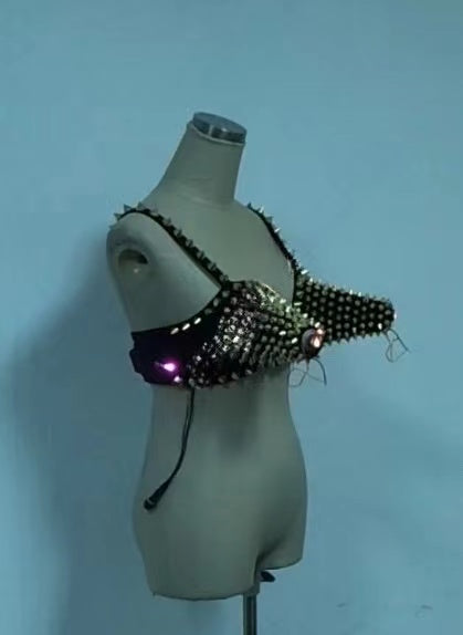 Sexy Women Costumes spray fire bra / nightclub suit /  Disco dress / nightclub dress
