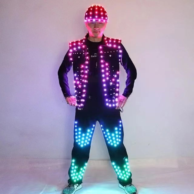 Ropa luminosa para hospedaje de bares para hombres