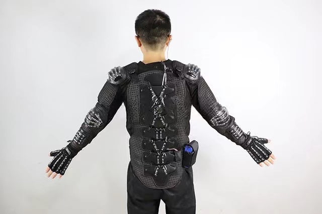 Nuevo traje de chaquetas luminosas de armadura LED