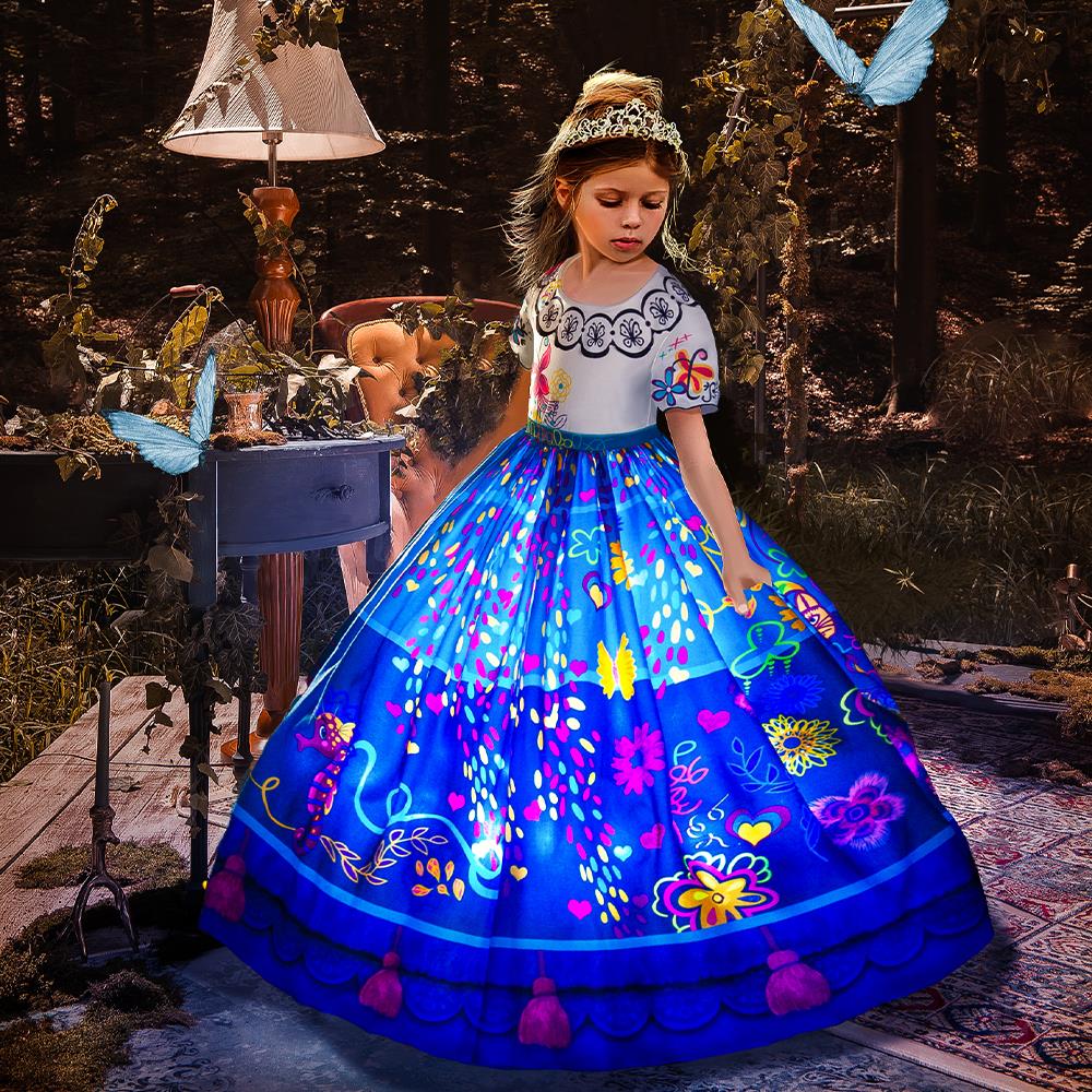 Encanto ミラベルプリンセス LED ライトアップドレス 女の子用