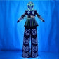 LED Robot Costume Female Skirt Dress