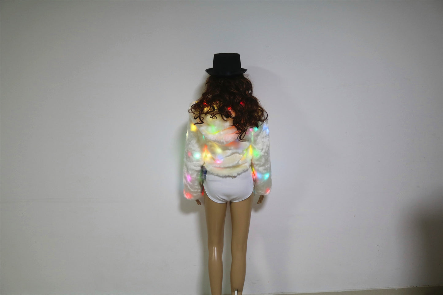 LED Costume for Women Luminous Bra Shorts Set