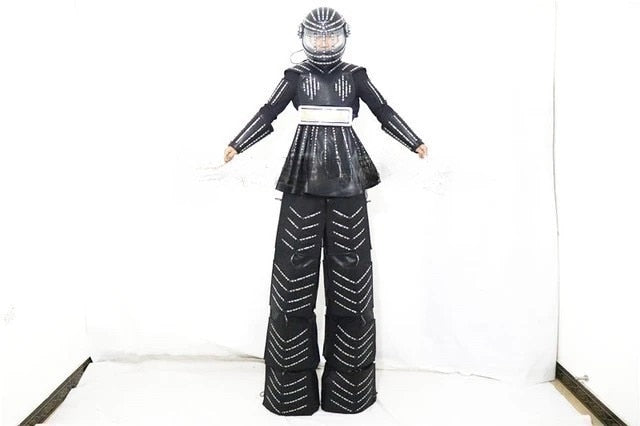 LED Robot Costume Female Skirt Dress