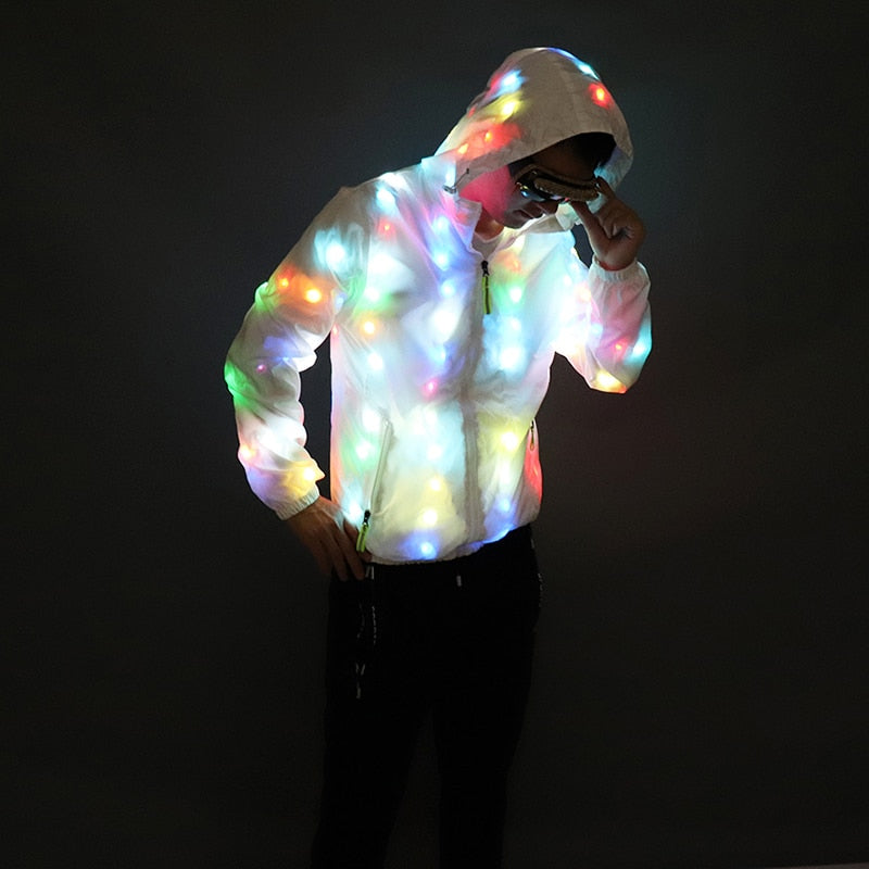 Colorful Coat LED Luminous Costume