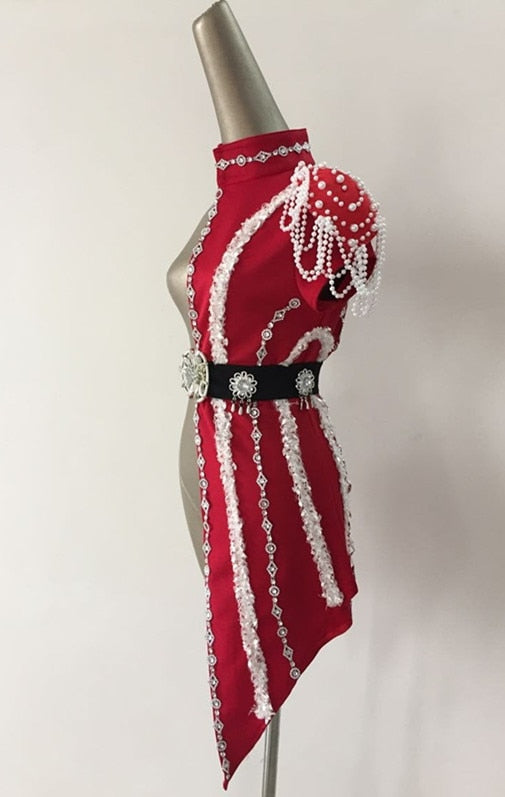 Nightclub DS DJ Stage Costumes For Singer