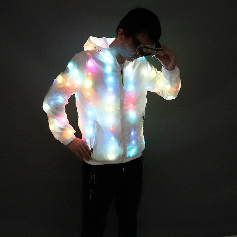 Colorful Coat LED Luminous Costume