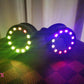 High quality remote control full color DJ Rezz LED Glasses goggles light up Mask Disco stage performance nightclub show party