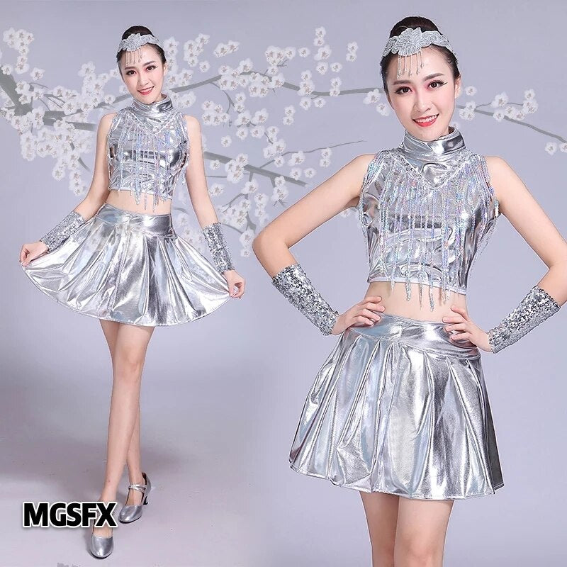 women's Disco suit Cosplay costume dance clothes