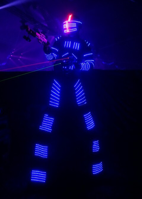 Robot LED / Traje LED / Traje de robot David Guetta / Traje de robot LED / Ropa de robot