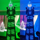 Stilts walker LED ROBOT / Nightclub puesta en escena LED Kryoman Robot disfraz / LED Trajes