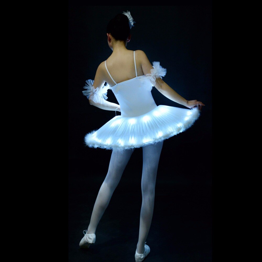 LED light Swan Lake Noctilucan Light ballet skirt