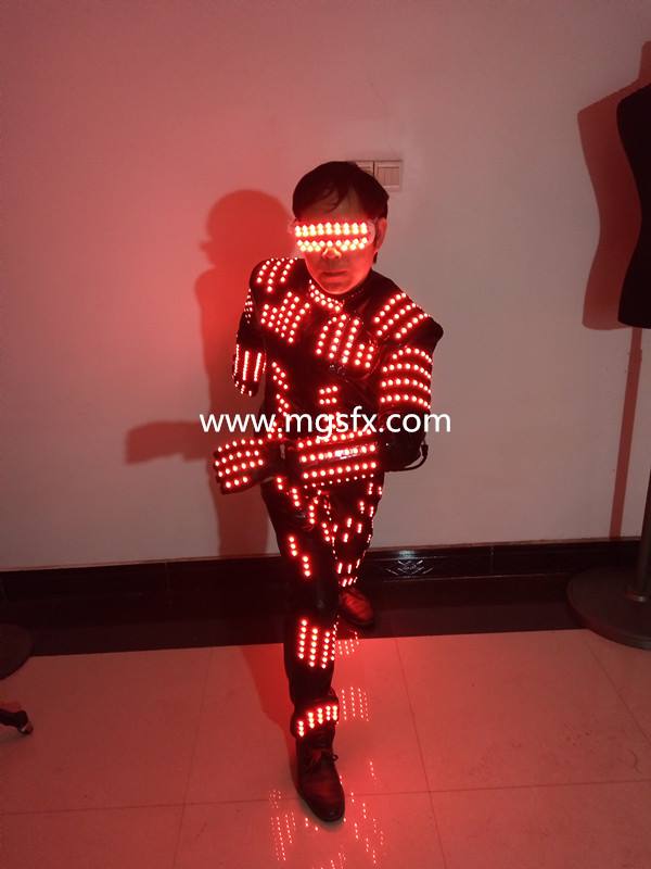 Nuevo disfraz de robot LED