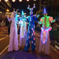 LED Stilts walker costumes LED Light Suits LED Robot