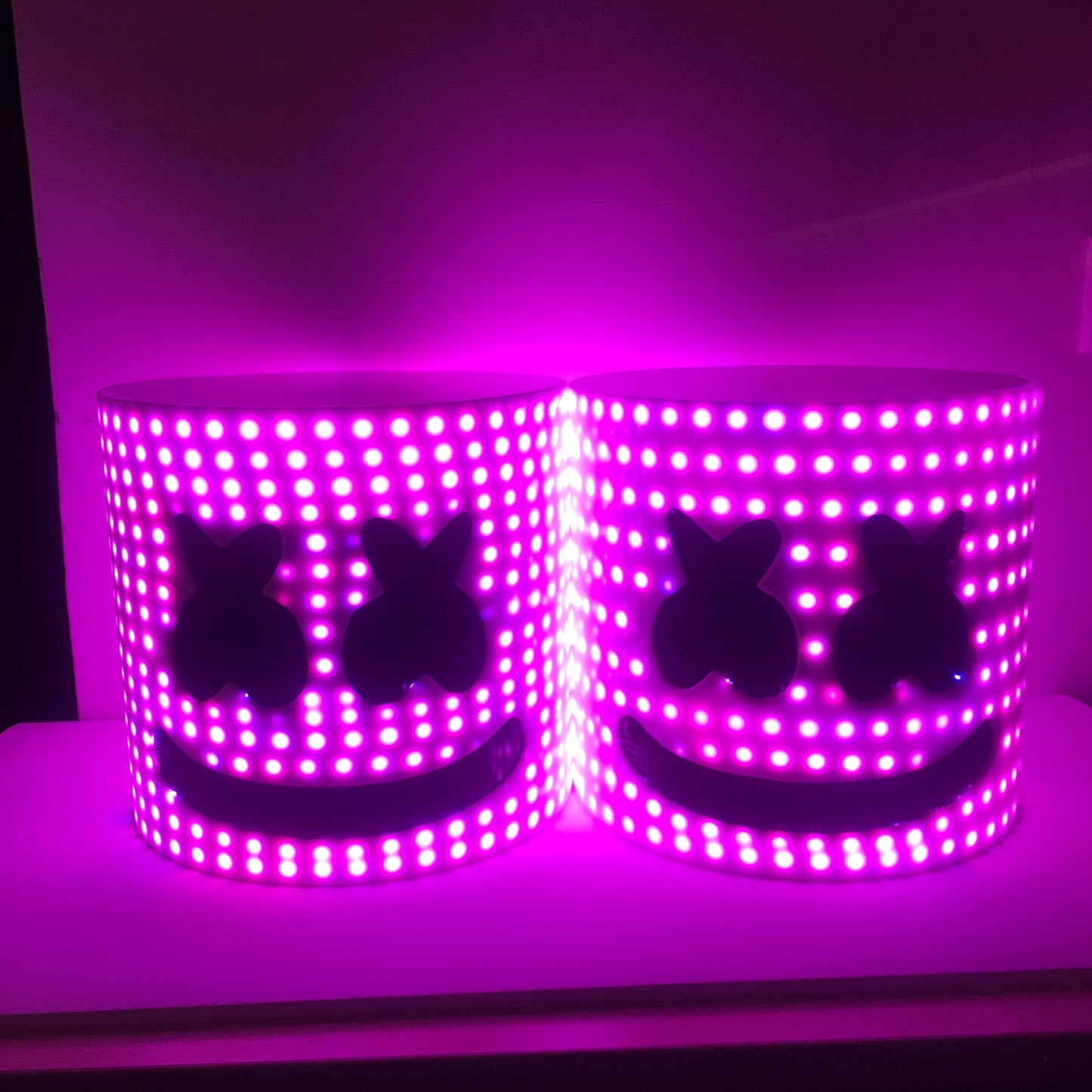 LED ライトヘルメットダンス DJ クラブウェアダンスパフォーマンスナイトクラブ発光ライトアップヘッドギア