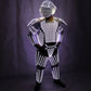 Traje de Robot LED blanco ropa Star Wars soldados blancos Cosplay ropa de actuación