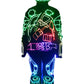 Traje de baile luminoso LED, ropa con casco Led, traje de Robot brillante, ropa de escenario, ropa de baile, traje de Dj 