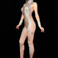 Full Rhinestones sexy Jumpsuit Sparkling Crystals DJ DS costumes Bar Club Female singer Catwalk Celebration Party stage Costume