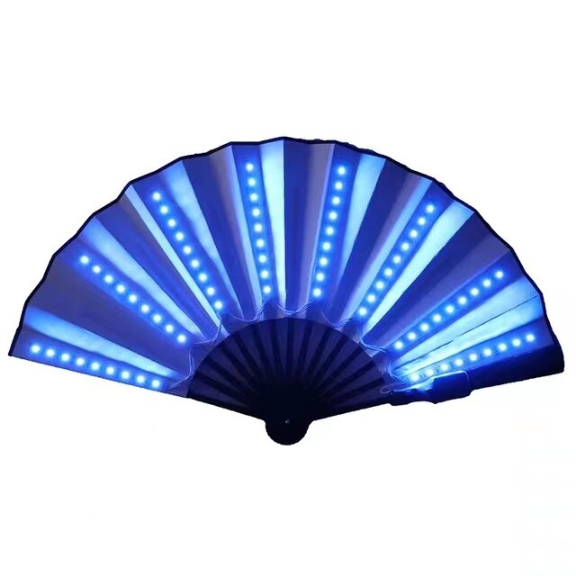 New LED Fan Stage Performance Dancing Lights Fans DJ Singer Bar Nightclub Show Props Halloween Birthday Party Gifts