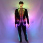 Traje de LED de control remoto digital para alojamiento de escenario de boda