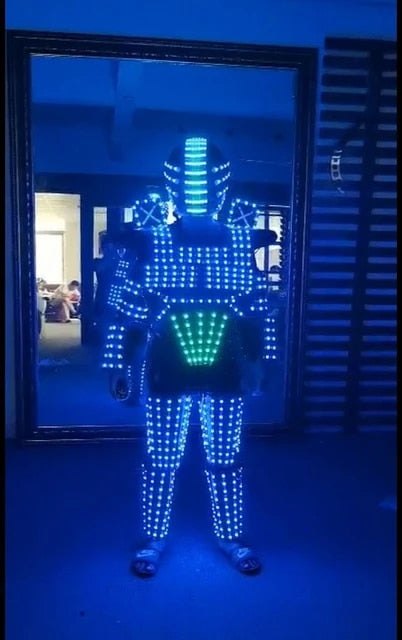 RGB Luminous Armor LED Traje Escenario Danza