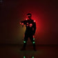 Nuevo LED Luminous Armor Light Up Disfraces para baile Ropa de actuación DJ Stage Dance Wear 