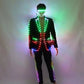 Traje de LED de control remoto digital para alojamiento de escenario de boda