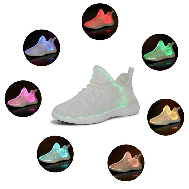 Summer Boy Luminous Glowing Sneakers Men Women Girls Kids