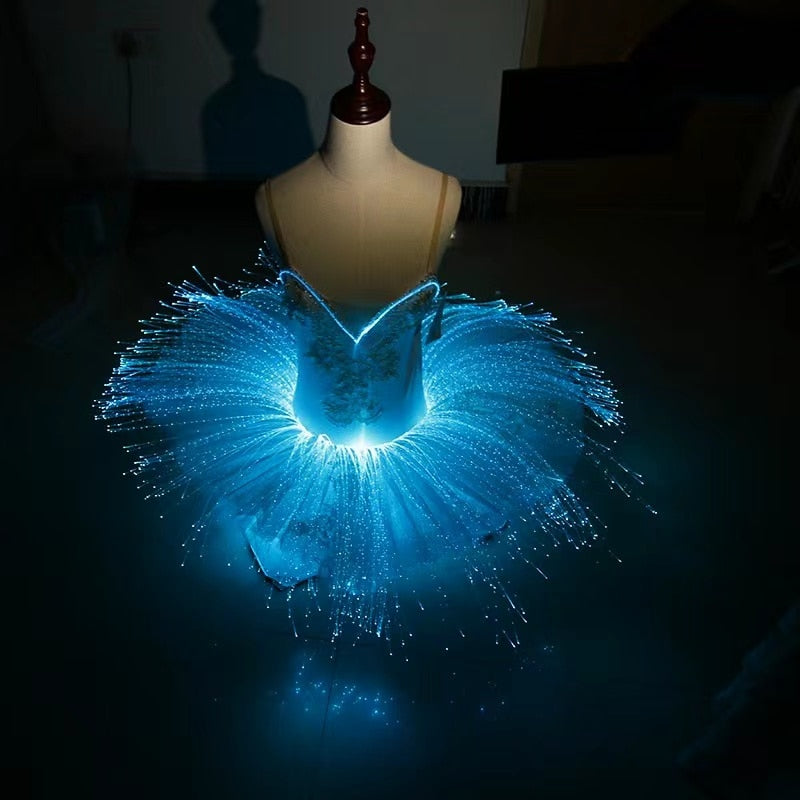 Vestido de baile de ballet LED para mujer