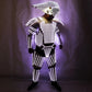 Traje de Robot LED blanco ropa Star Wars soldados blancos Cosplay ropa de actuación