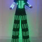 Recién llegados Traje de robot LED Traje de robot LED Chaqueta de robot Rangers Stilts Ropa Disfraces luminosos