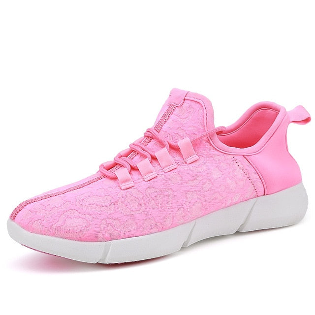 Summer Boy Luminous Glowing Sneakers Hombres Mujeres Niñas Niños