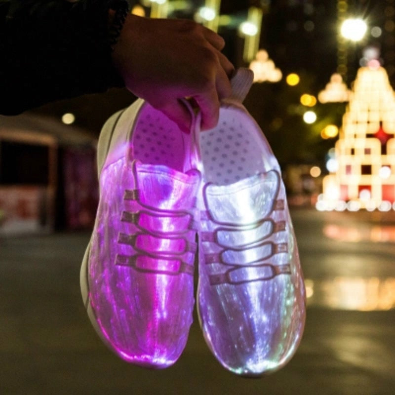 Summer Boy Luminous Glowing Sneakers Men Women Girls Kids