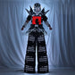 フルカラースマートピクセル LED ロボットスーツ衣装服竹馬ウォーカー衣装 LED ライト発光ジャケットステージダンスパフォーマンス