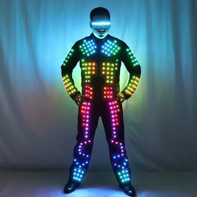 Tron RGB Light Up Stage Suit Outfit Jacket Coat