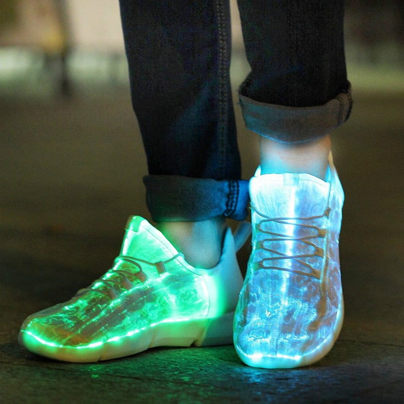 Summer Boy Luminous Glowing Sneakers Men Women Girls Kids