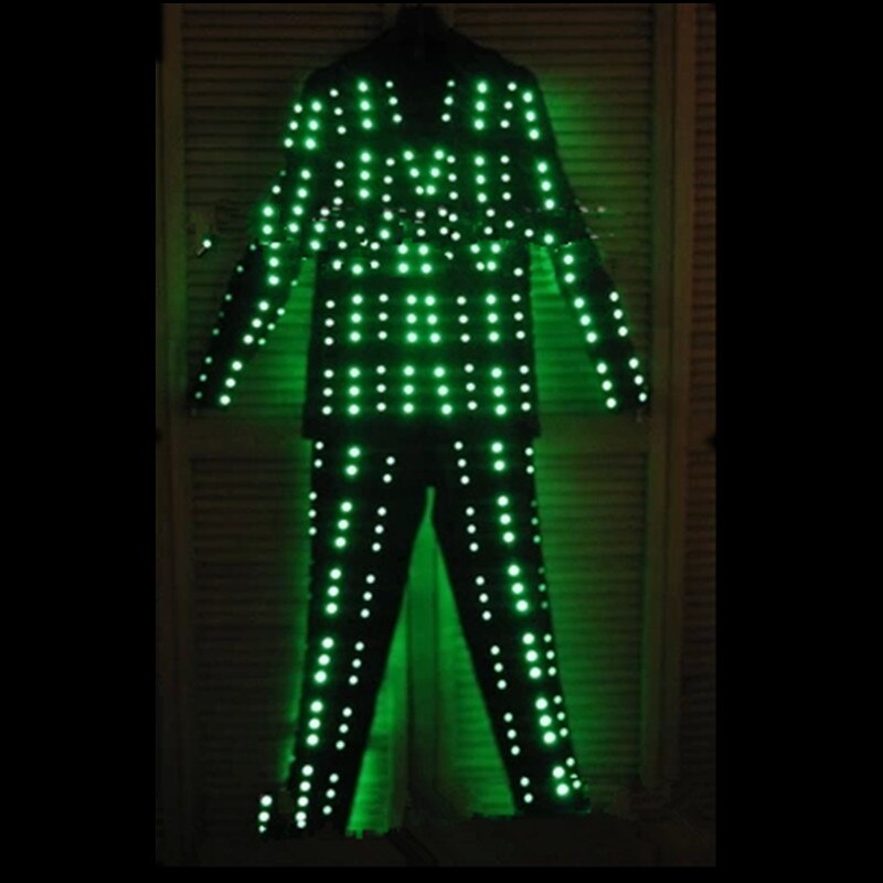 Traje LED colorido de venta caliente