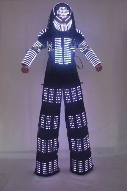 New Arrivals LED Robot Costume LED Robot Suit robot jacket Rangers Sti ...
